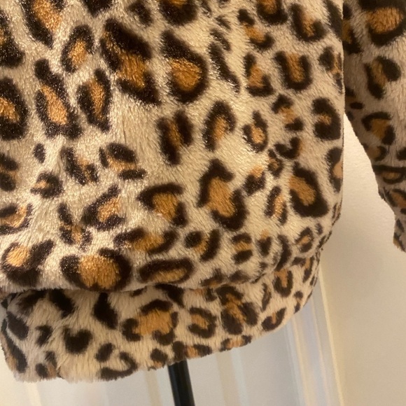 Entro Women’s Leopard Animal Print Jacket Coat Small/Medium - Picture 5 of 12